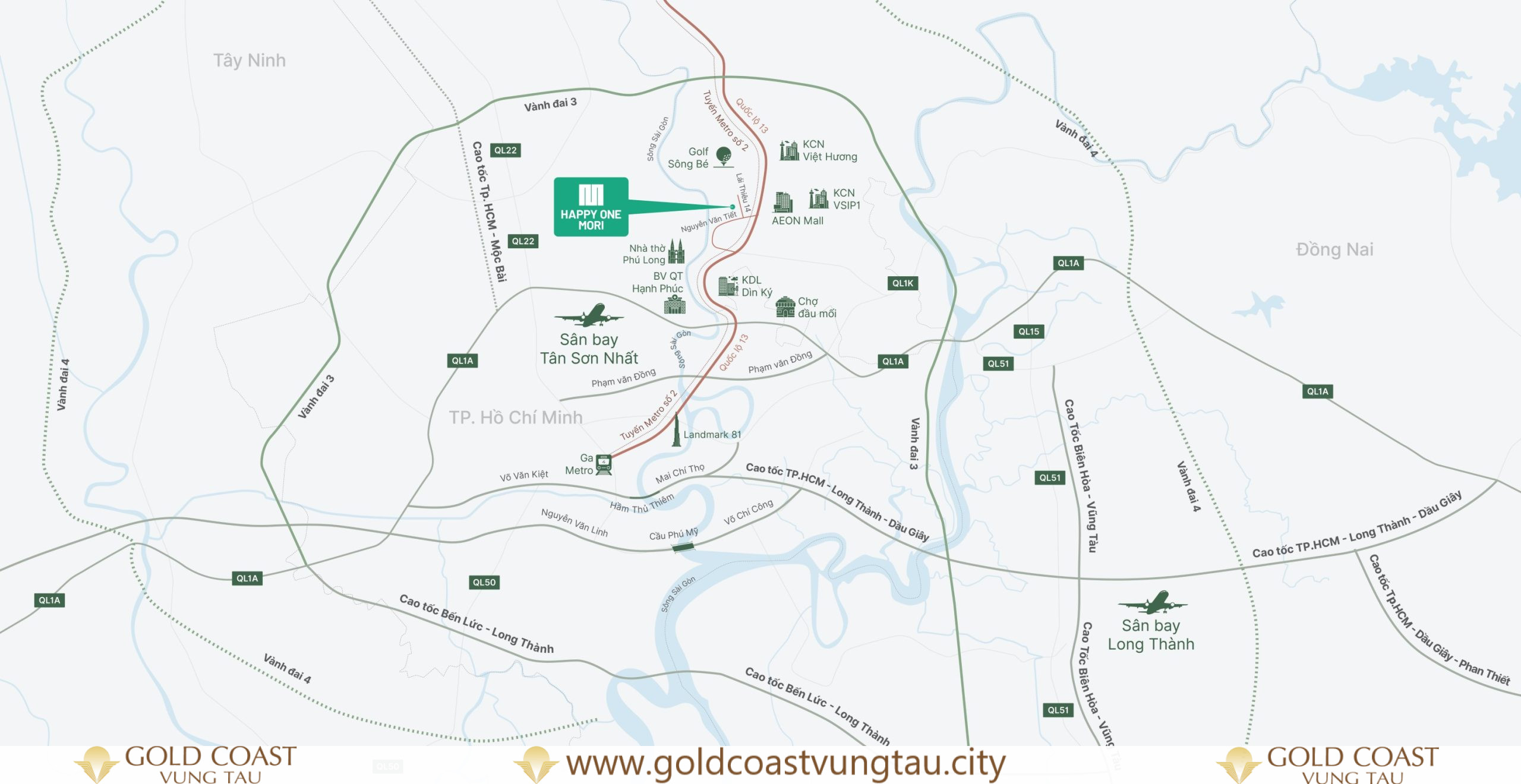 Vị Trí Happy One Mori