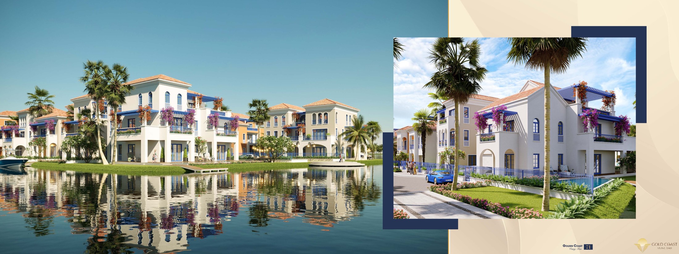 Biệt thự đơn lập Gold Coast Vũng Tàu căn góc