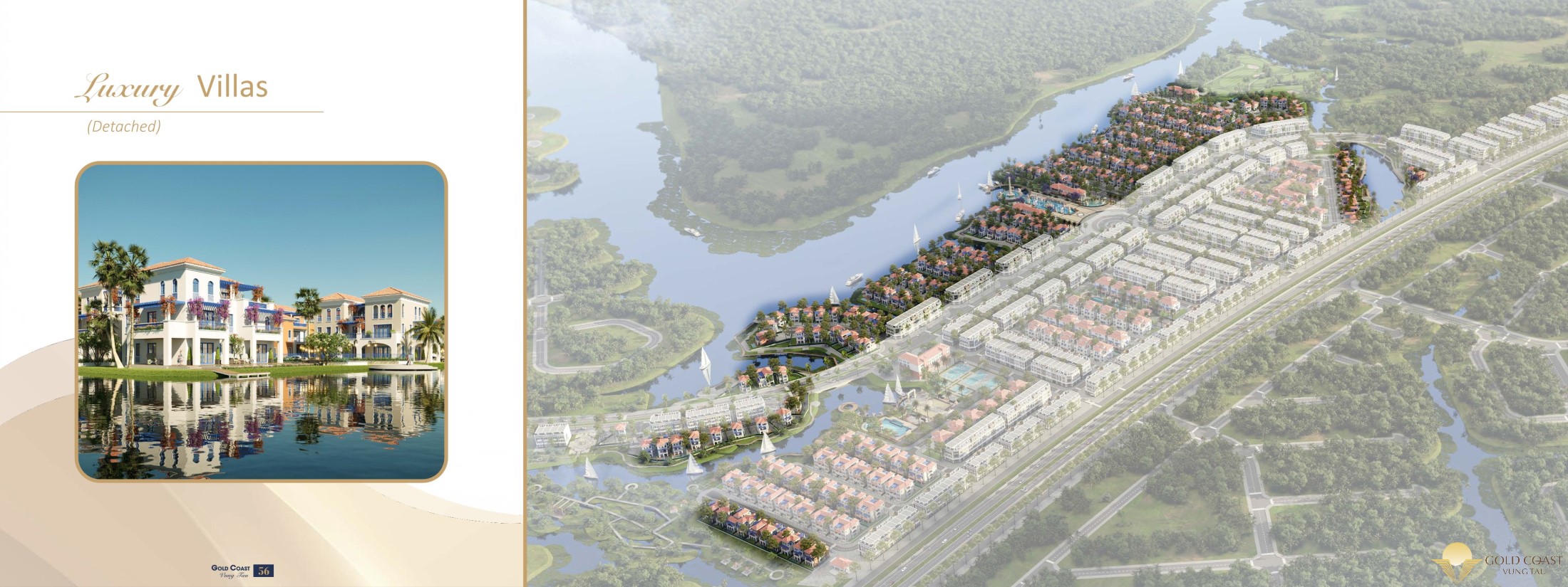 Các phân khu Biệt thự đơn lập Gold Coast Vũng Tàu