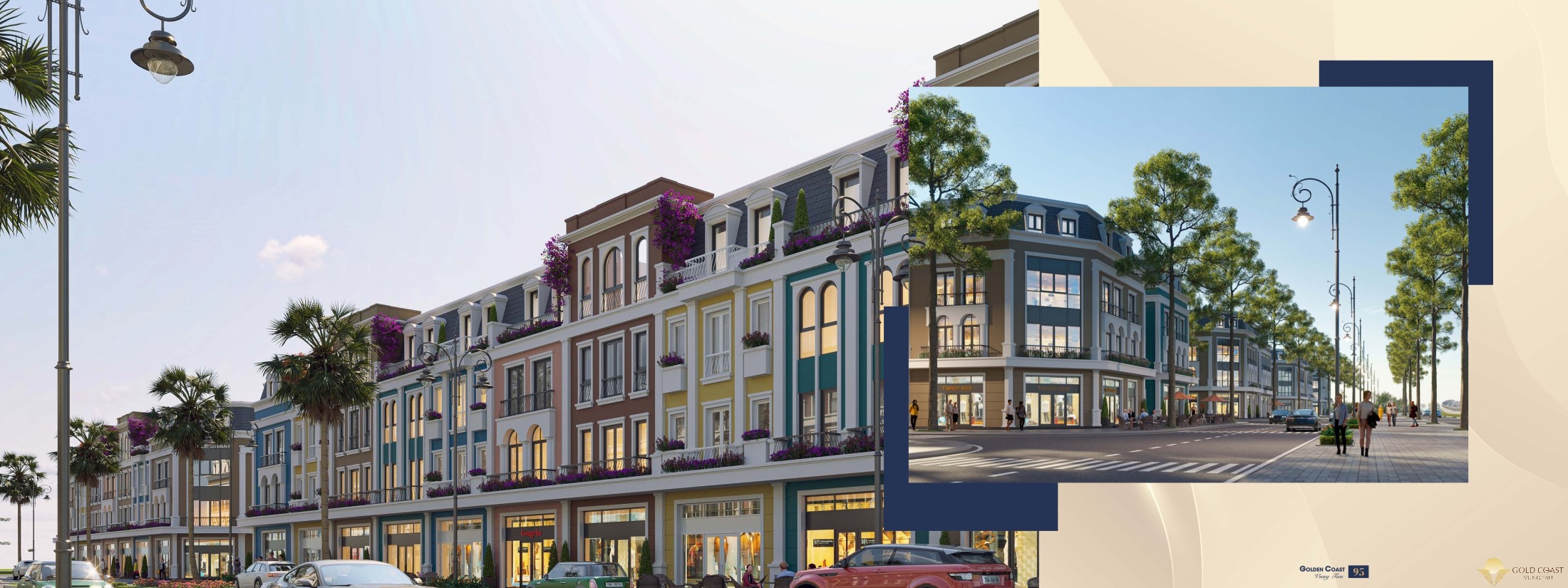 Hình ảnh phối cảnh Shophouse Gold Coast Vũng Tàu