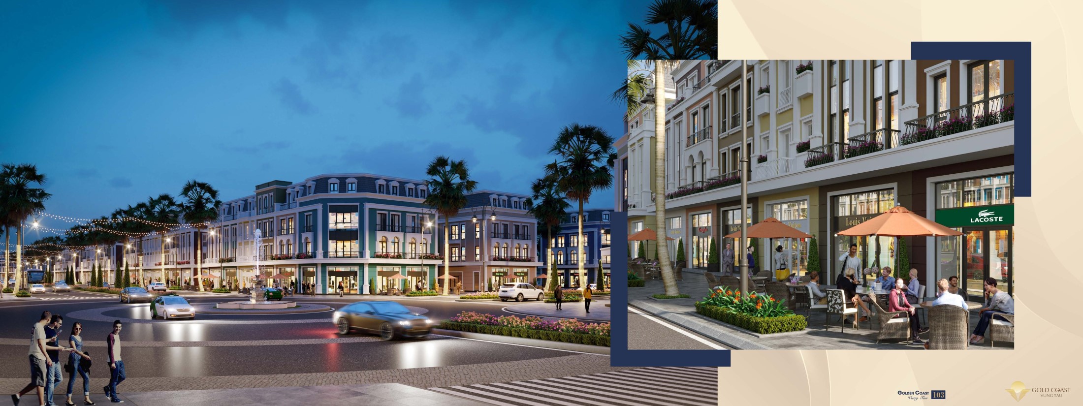 Hình ảnh Shophouse Gold Coast Vũng Tàu Mẫu 3