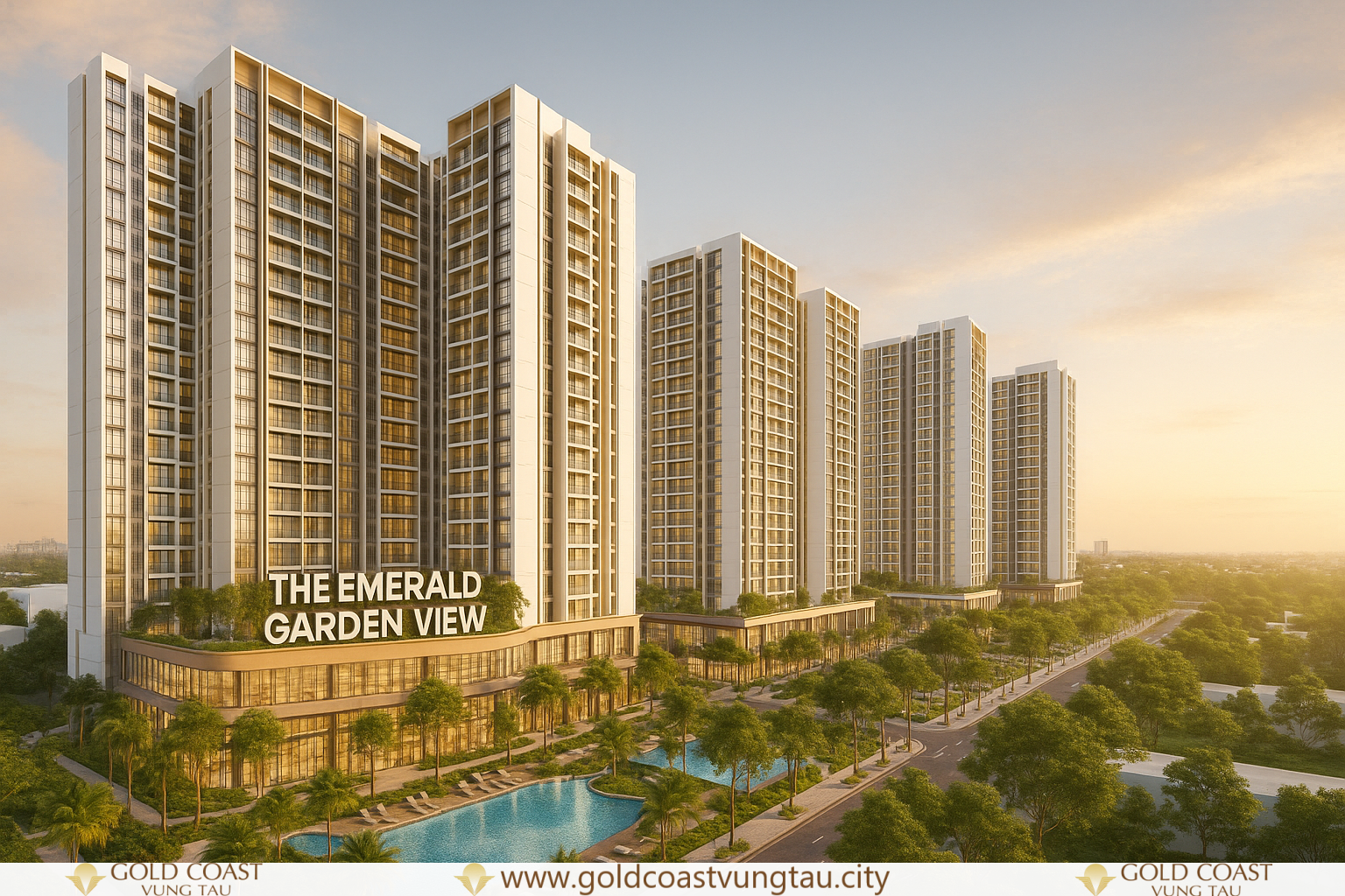 Phối Cảnh The Emerald Garden View