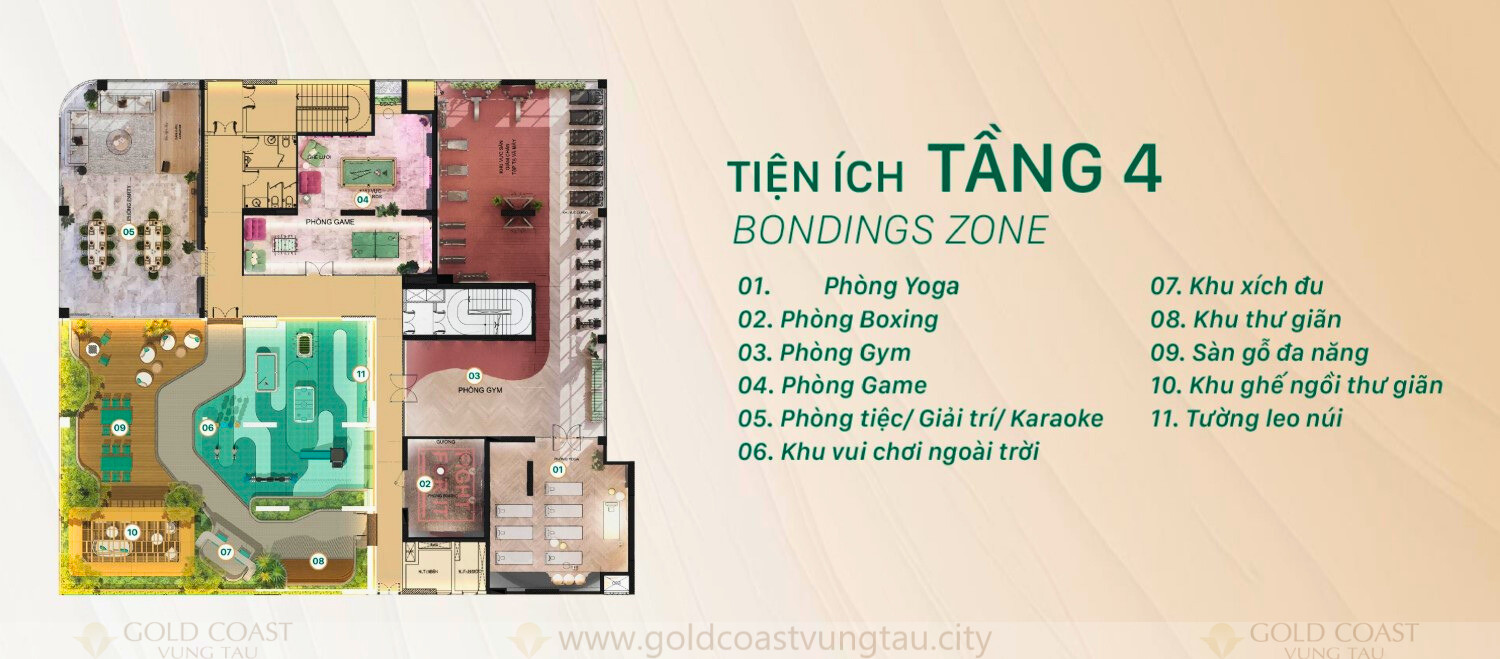 Tiện ích The Emerald Garden View_tầng 4