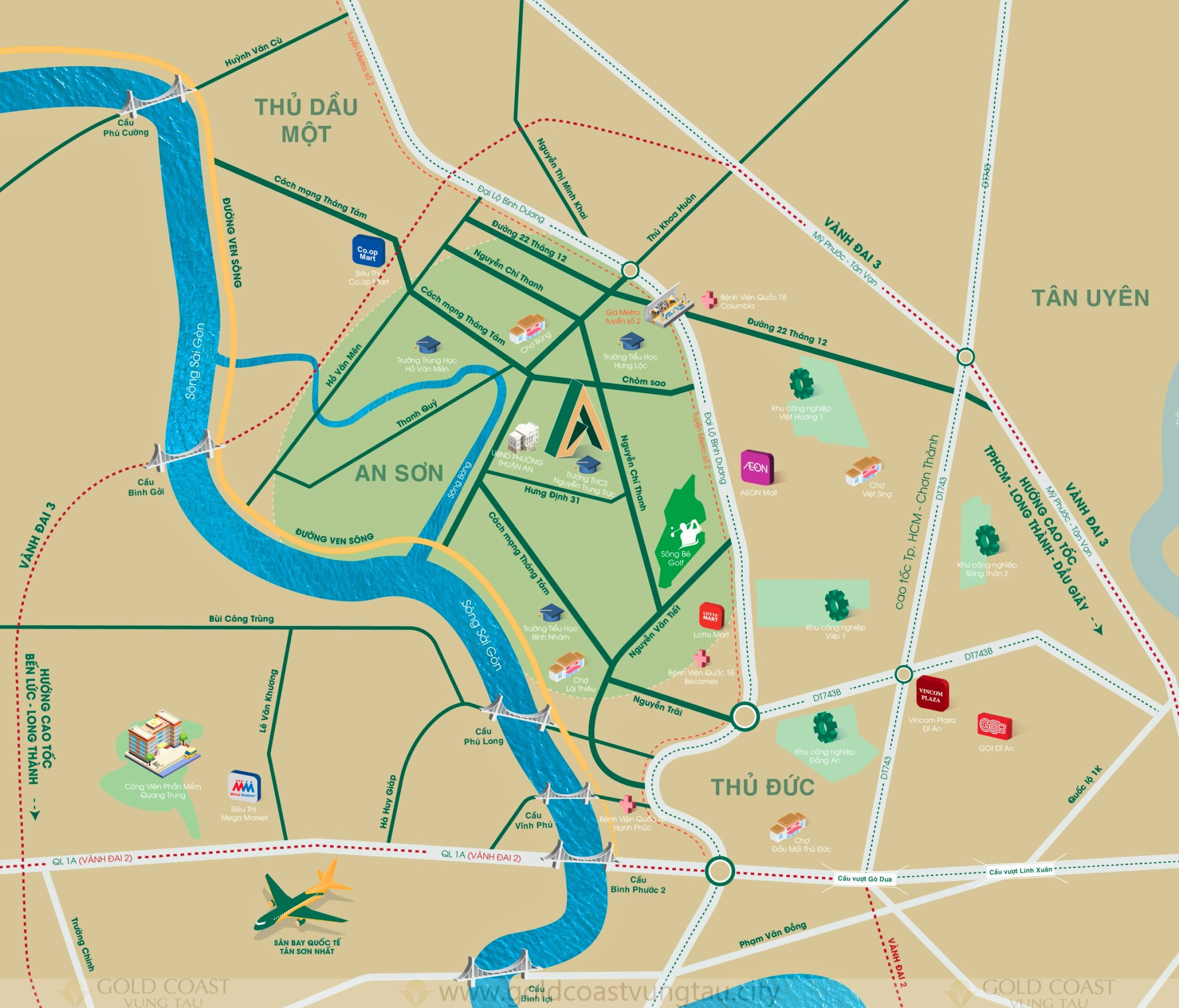 Vị Trí The Emerald Garden View