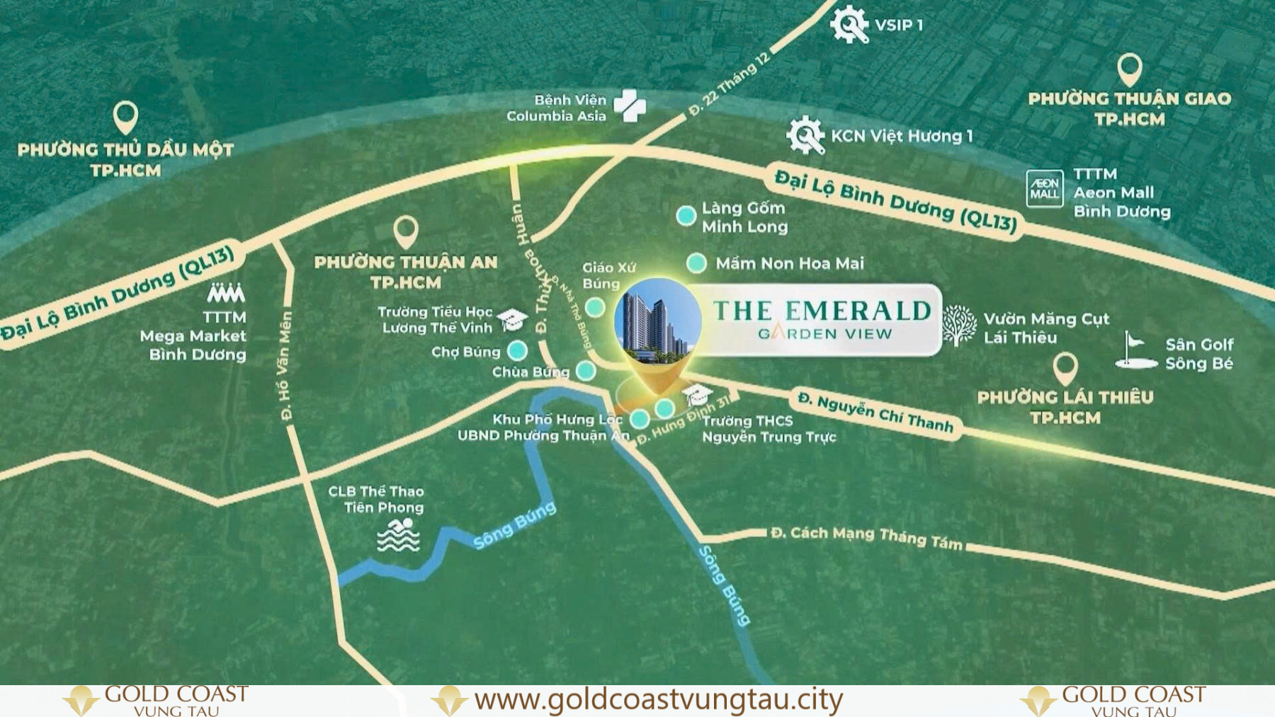 Vị Trí The Emerald Garden View